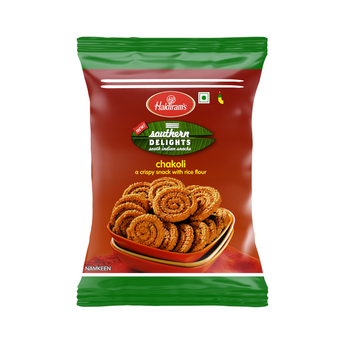 Haldiram’s Southern Delights Chakoli – 200g (Crispy Rice Flour Snack)