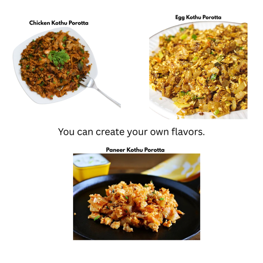 Ajmi mražená Kerala Kothu Porotta – 1,2 kg