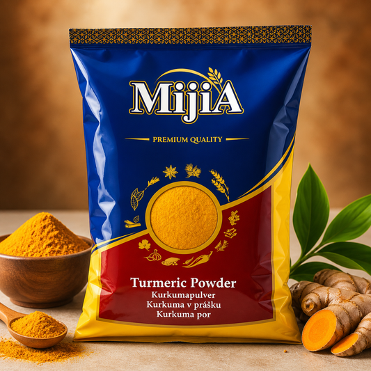 Mijia Turmeric Powder haldi powder available in Indian grocery store Prague Czech Republic