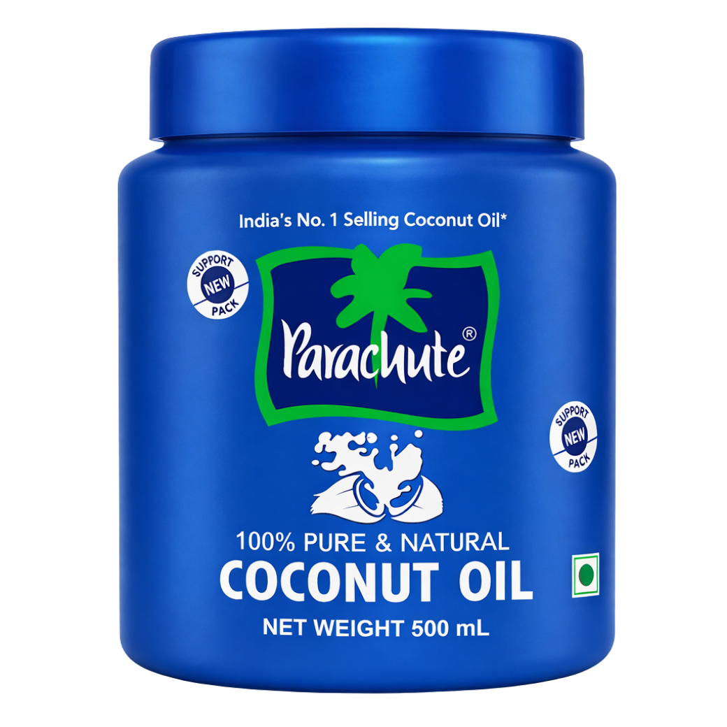 Parachute 100% Pure Natural Coconut Oil – 250ml / 500ml