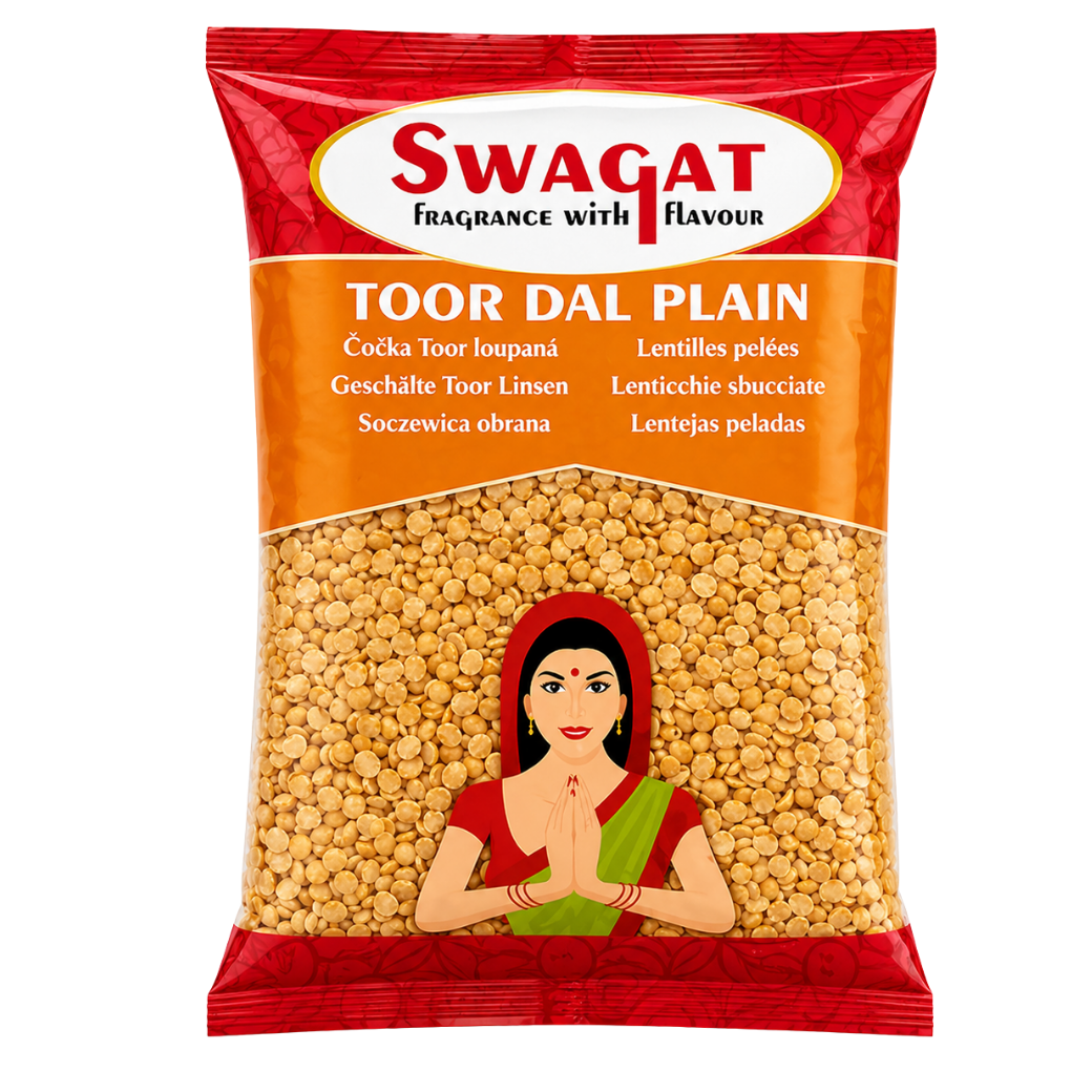 Swagat Toor Dal 500g 1kg split pigeon peas Indian grocery Prague Czech Republic