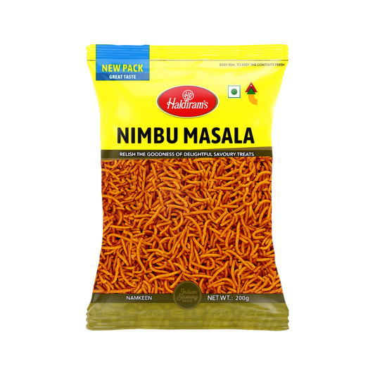 Haldiram’s Nimbu Masala – 200g (Tangy &amp; Spicy Namkeen)