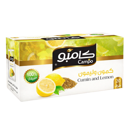 Bylinný čaj Campo Kmín & Citron – 20 čajových sáčků