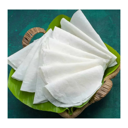 Ajmi mražené speciální Pathiri z Keraly (plochý rýžový chléb) – 350g (20 kusů)