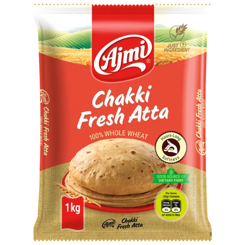 Ajmi Fresh Chakki Atta – 1kg , 2kg , 5kg