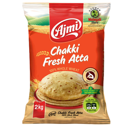 Ajmi Fresh Chakki Atta – 1kg , 2kg , 5kg