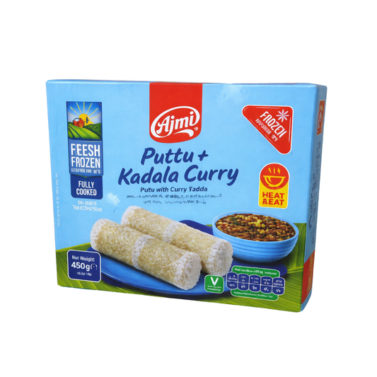 Ajmi Mražený Puttu + Kadala Curry – 454g