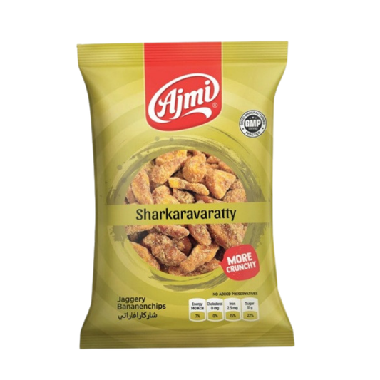 Ajmi Sharkaravaratti (Chipsy z banánů a jaggery) – 250g