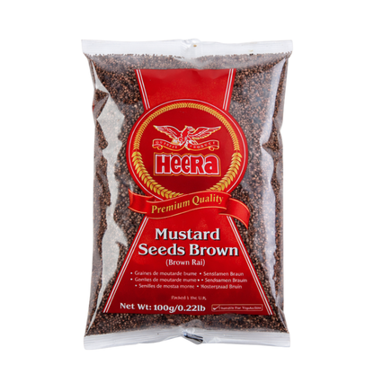 Heera hnědá hořčičná semínka – 100g