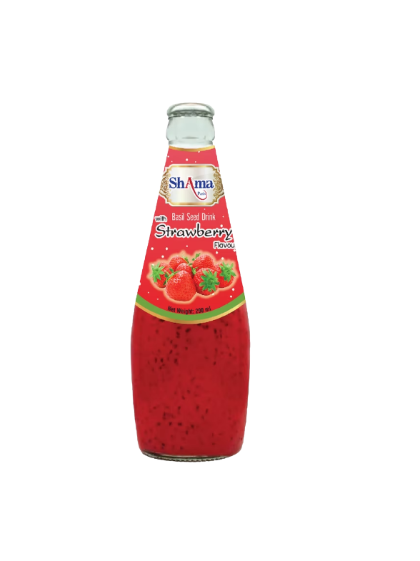 ShAma Plus Basil Seed Drink – Strawberry Flavour – 290ml