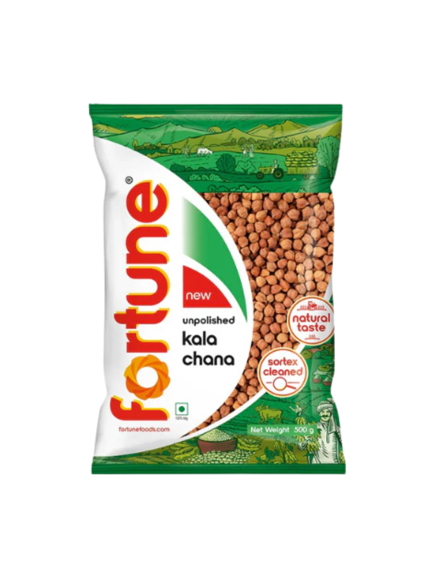 Fortune  Kala Chana (Black Chickpeas) – 500g