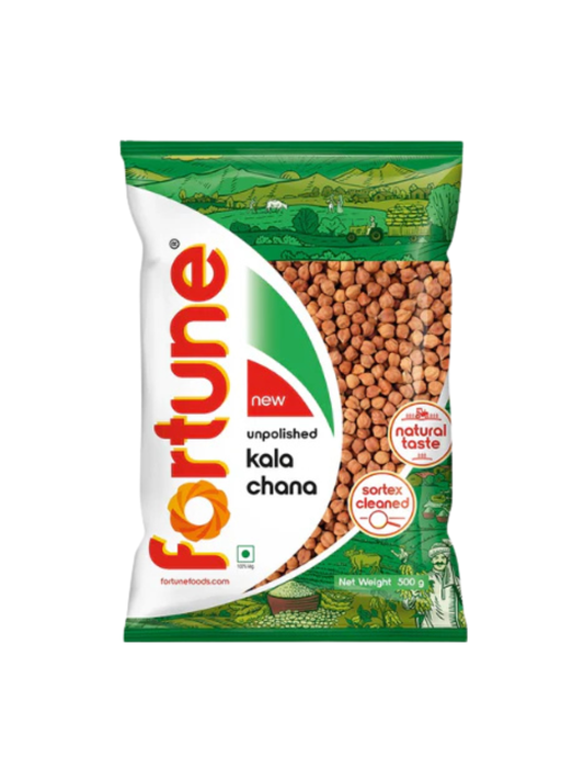 Fortune  Kala Chana (Black Chickpeas) – 500g
