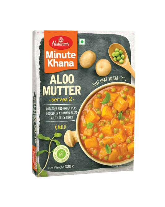 Haldiram’s Minute Khana Aloo Mutter – 300g