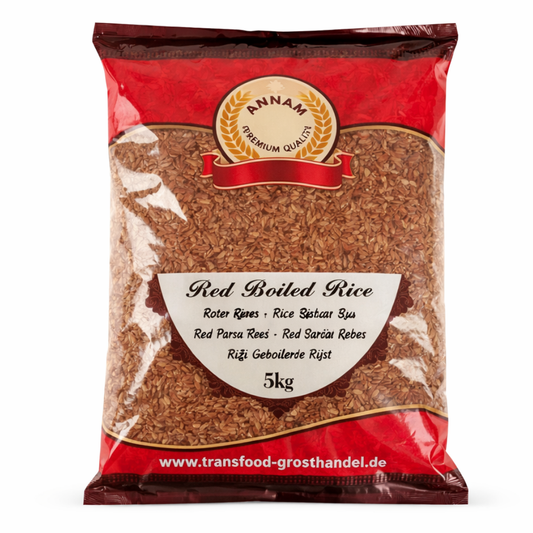 ANNAM Červená vařená rýže – 5 kg