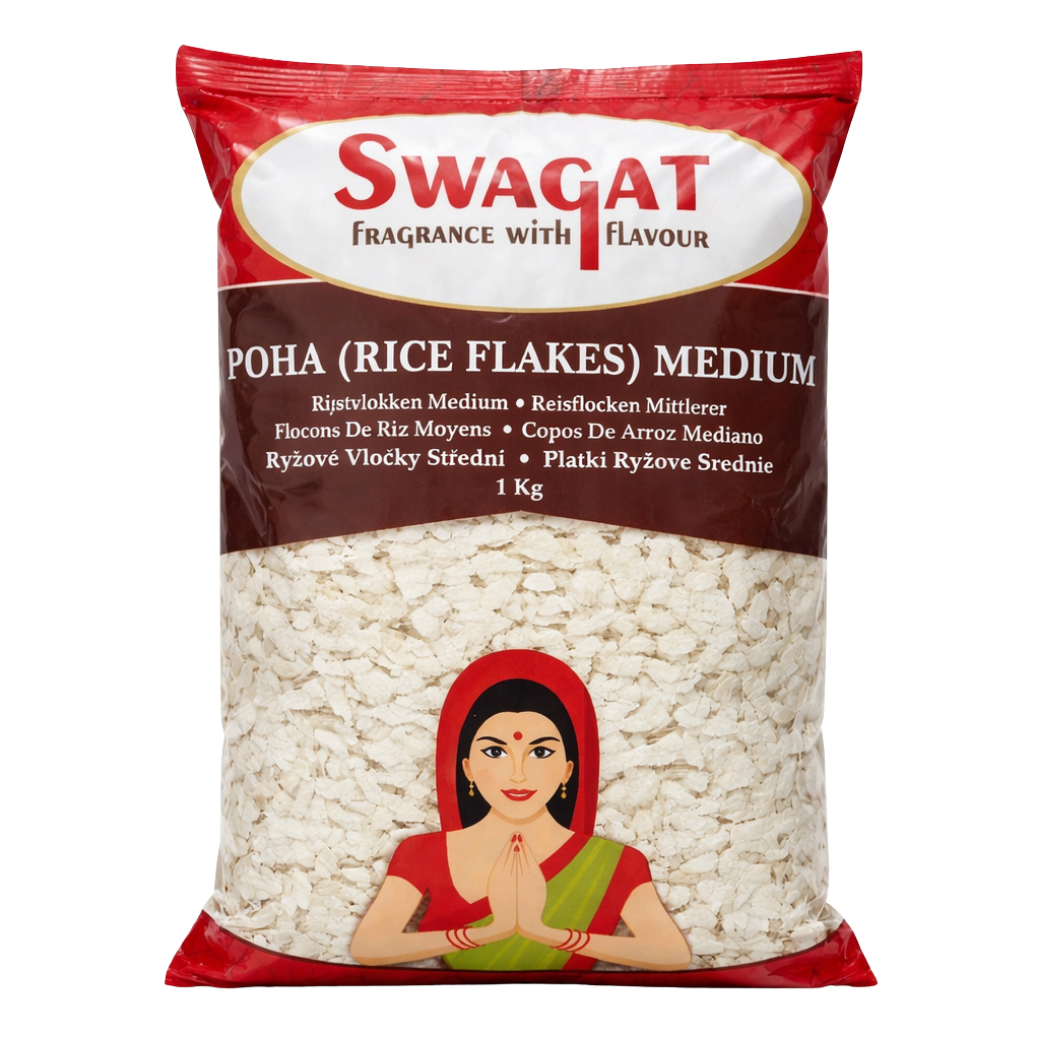 Swagat Poha (Rice Flakes) Medium – 1kg