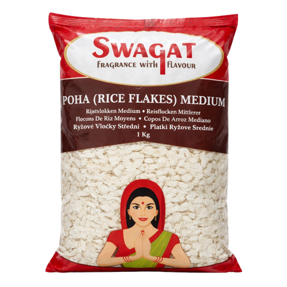 Swagat Poha (Rice Flakes) Medium – 1kg