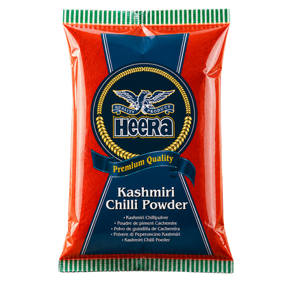 Heera Kashmiri Chilli Powder mild red chilli powder available in Indian grocery store Prague Czech Republic