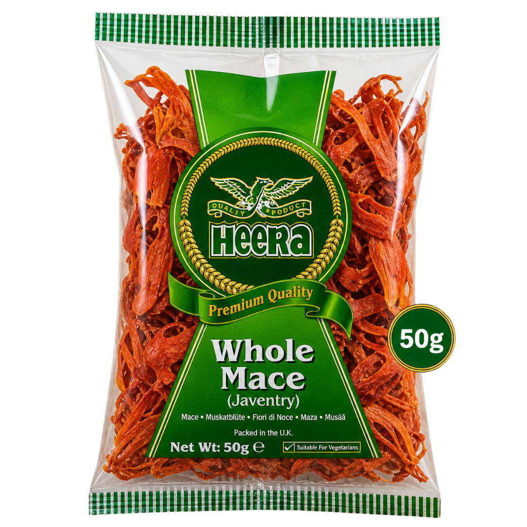Heera Whole Mace Javitri 50g spice Indian grocery Prague Czech Republic