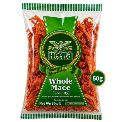 Heera Whole Mace Javitri 50g spice Indian grocery Prague Czech Republic