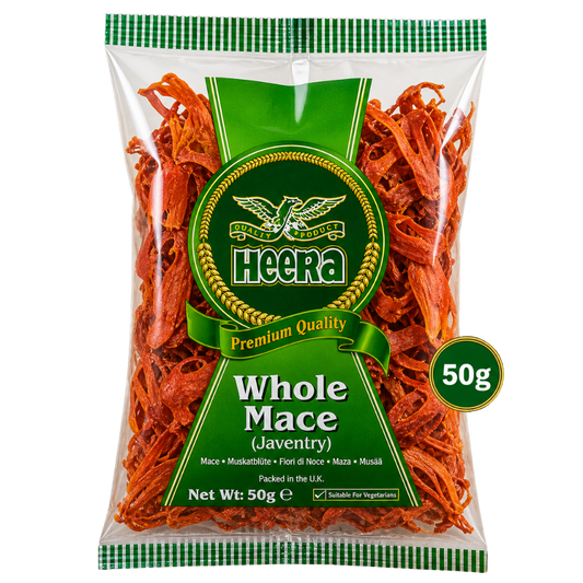 Heera Whole Mace Javitri 50g spice Indian grocery Prague Czech Republic