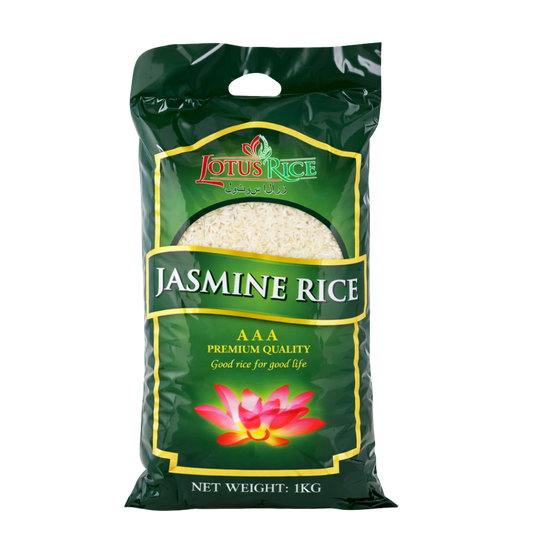 Lotus Rice Jasmínová rýže AAA – prémiová vonná thajská rýže (1kg)