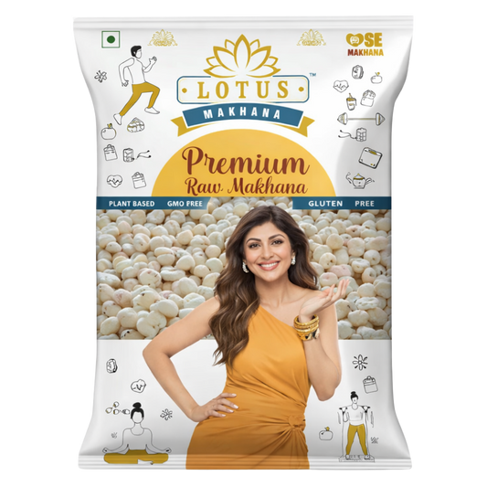 Lotus Premium Raw Makhana (Foxnuts) -  100g