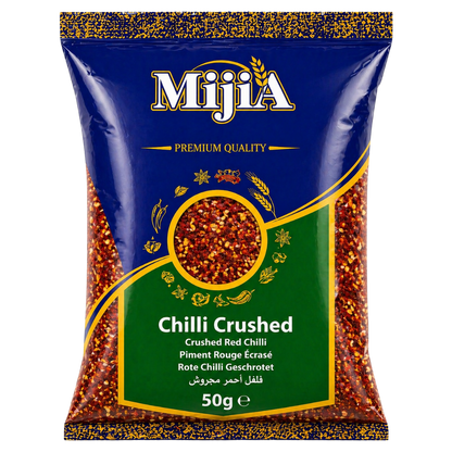Mijia Crushed Red Chilli 50g chilli flakes Indian grocery Prague Czech Republic