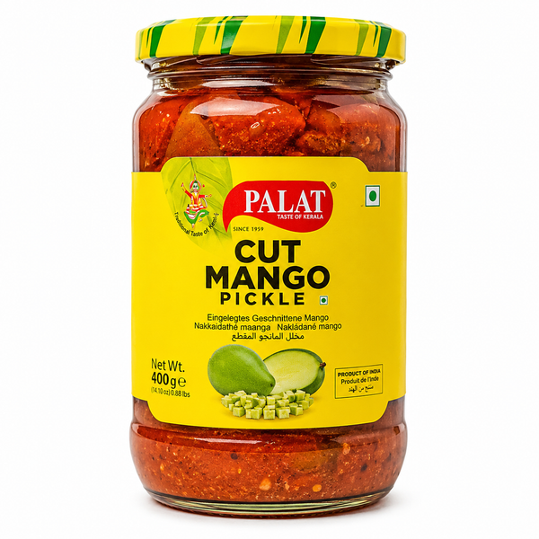 Palat Cut Mango Pickle 400g - Authentic Kerala Style Mango Pickle available at Desi Dubai Prague