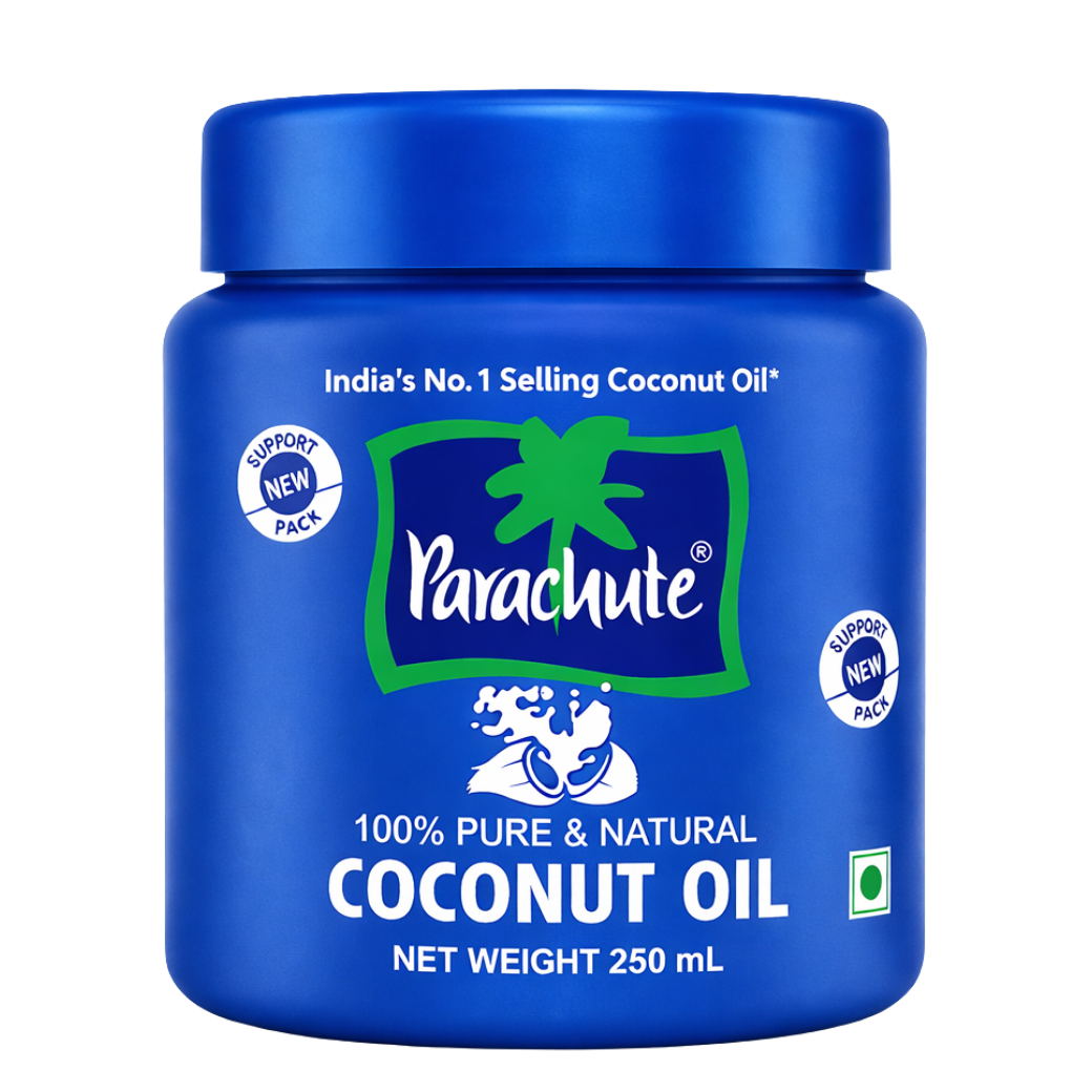 Parachute 100% Pure Natural Coconut Oil – 250ml / 500ml