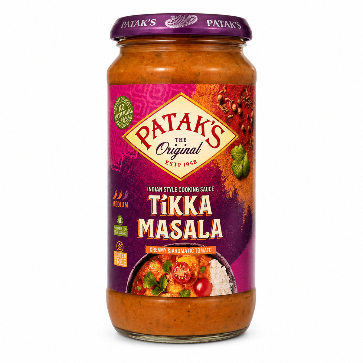 Patak's Tikka Masala Cooking Sauce – 450 g