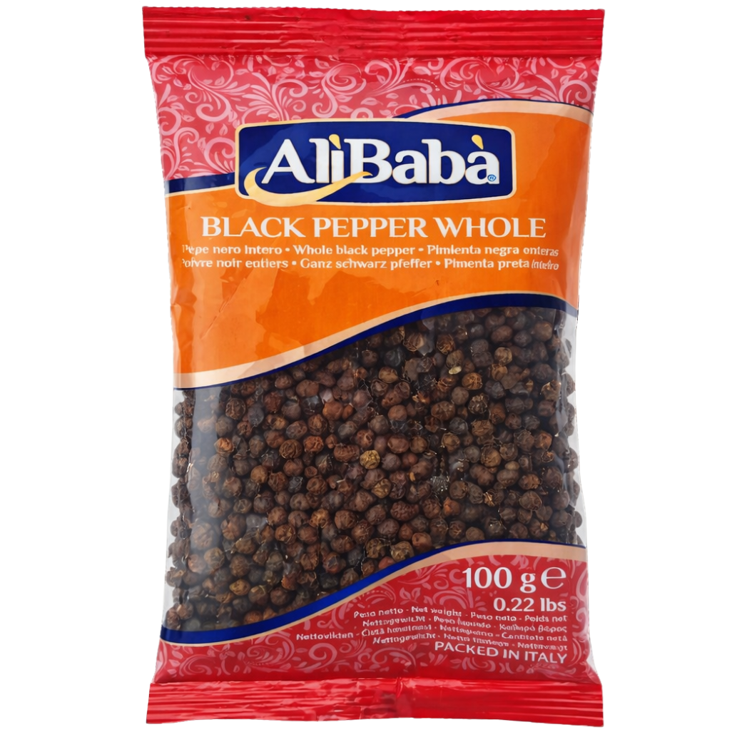 AliBaba celý černý pepř – 100g