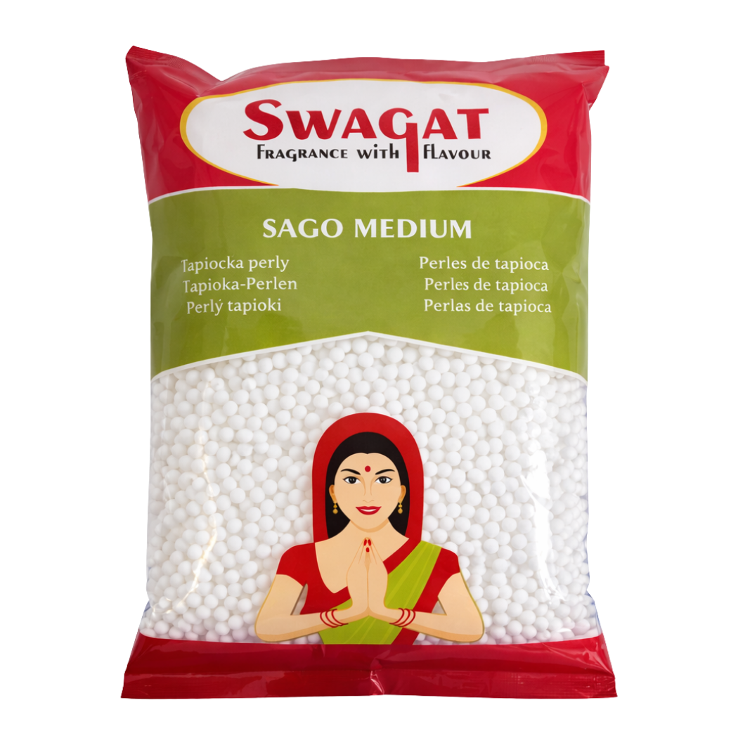 Swagat Sago střední (tapiokové perly) - 500g