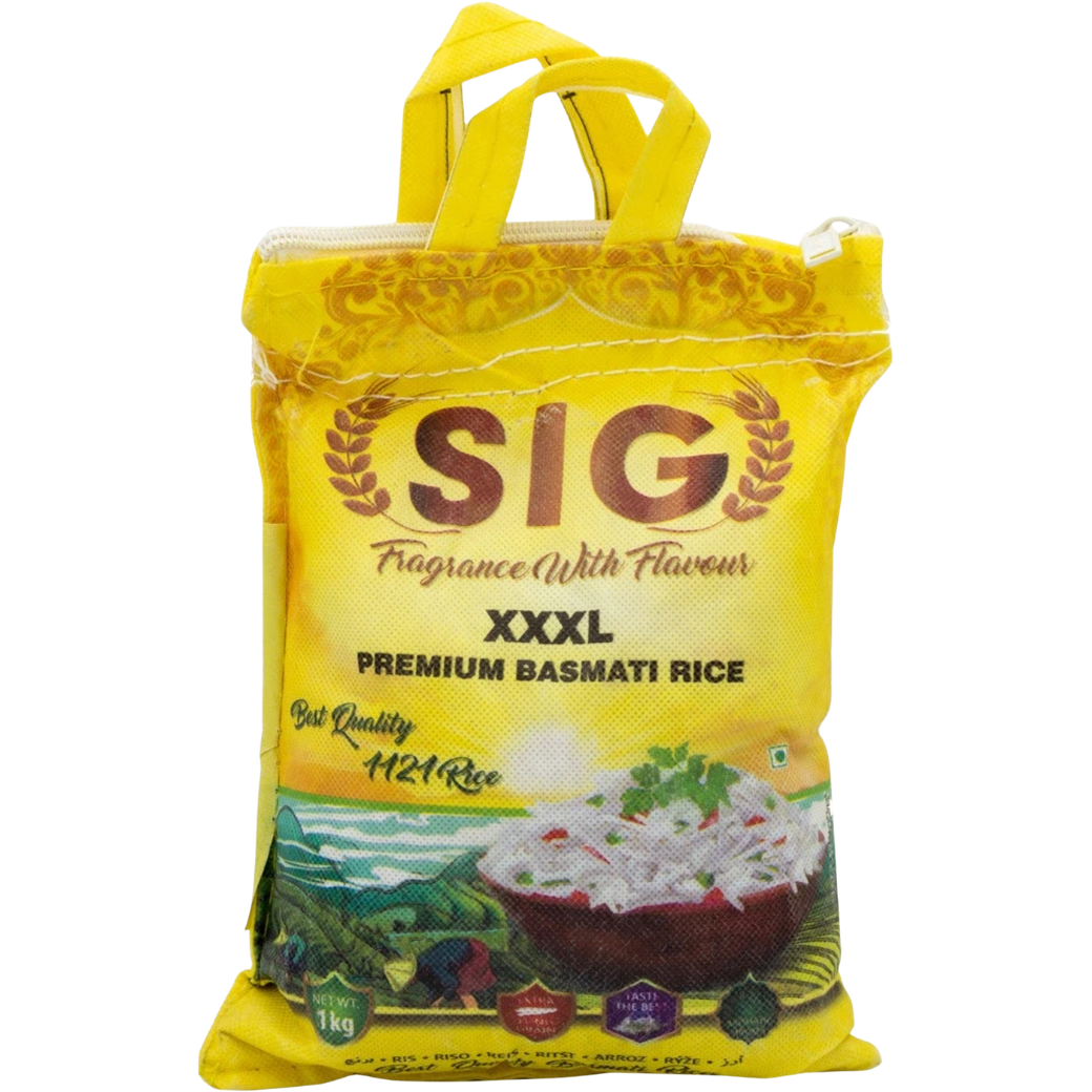 SIG XXXL Premium Basmati rýže – 1kg a 5kg