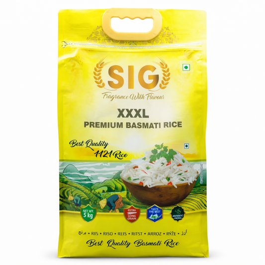 SIG XXXL Premium Basmati rýže – 1kg a 5kg