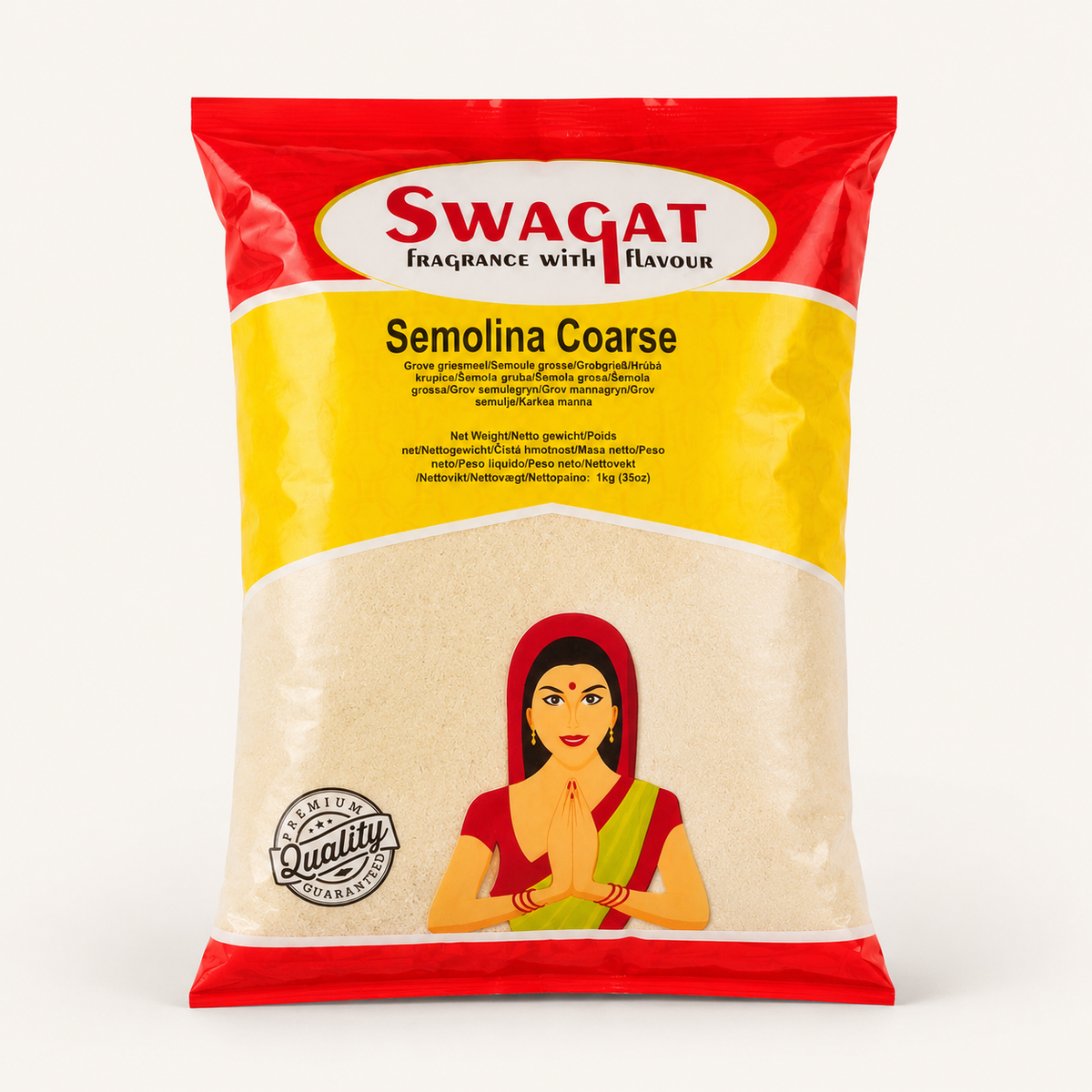 Swagat Semolina Coarse 1 kg – coarse wheat semolina
