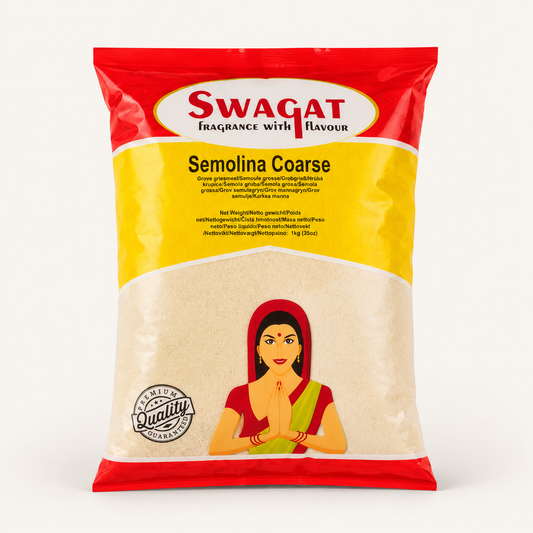 Swagat Semolina Coarse 1 kg – coarse wheat semolina