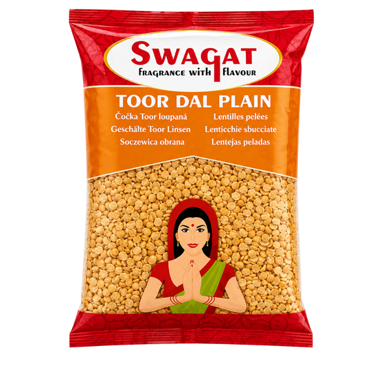 Swagat Toor Dal 500g 1kg split pigeon peas Indian grocery Prague Czech Republic