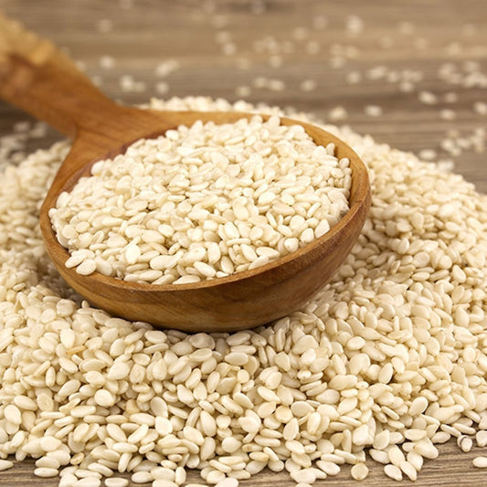 TRS Hulled Sesame Seeds 100g – Premium White Sesame Seeds